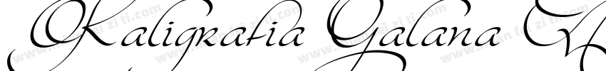 Kaligrafia Galana Alt字体转换
